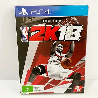 NBA 2k18 - Legend Edition - PS4 - Tested & Working - Free Postage • $13.88