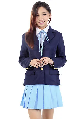 K-On! Cosplay Costume Ho-kago High School Uniform Mugi Kotobuki Tsumugi V2 Set • $69.98