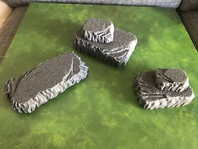 Warhammer 40k Scenery. Age Of Sigmar Terrain. Das Gothic Hills. Set A.  • $34.30