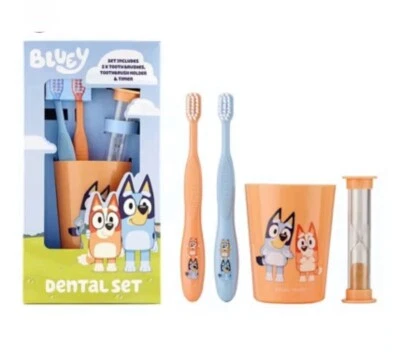 Bluey Dental Childrens Toothbrush Set Gift Set New 2023 • £12.95