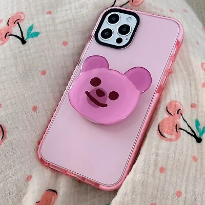 $12.99 • Buy Cute Cartoon Pink Bear Case Cover For IPhone 11 12 Pro Max Plus X XS 7
