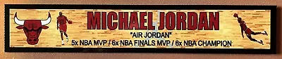 Michael Jordan  Chicago Bulls  Full Color Name Plate • $8