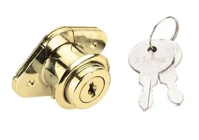 7/8  Keyed Alike Locks + Keys Desk Drawer Mailbox Office Cabinet Brass • $8.98