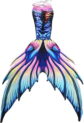 Big Mermaid Tail For Adult Women Men Mermaid Tail No Flipper Beach Costumes Merm • $84.99