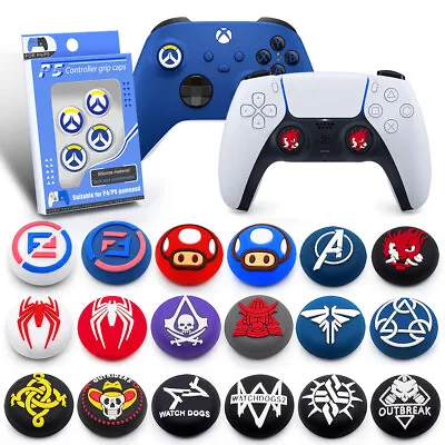 4X Joystick Silicone Thumb Stick Grip Cover For PS5 PS4 XBOX Series X Controller • $7.99