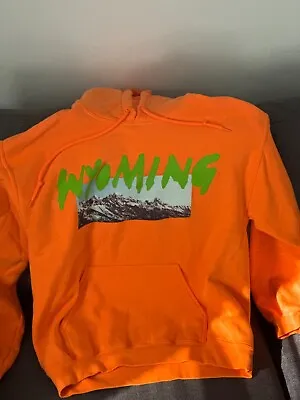 Kanye West Wyoming Ye Listening Party Hoodie - Orange Mens M - Preowned • $70