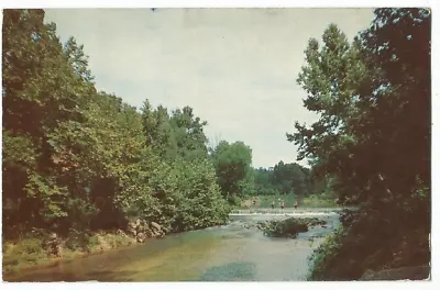 Salem MO Missouri Old Postcard Montauk State Park Fishing • $3.99