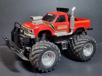 Vintage SEARS Nikko LOBO Red Monster Truck RC Car UNTESTED No Remote 1980s Parts • $49.99