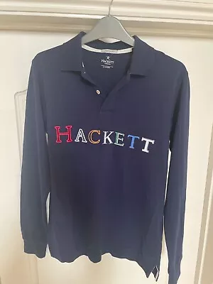 £12 • Buy Hackett London Boys Long Sleeve Polo Age 13-14 Years