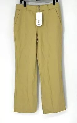 Zara NWT Straight Leg Pants Women’s Size Medium Gold Mustard • $35