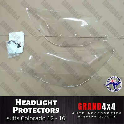 Headlight Headlamp Protectors For Holden Colorado 2012 - 2016 Lamp Covers • $67.90