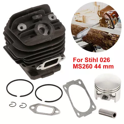 £19.37 • Buy Cylinder Pot Piston Assembly Kit Parts For Stihl 026, MS260 44 Mm 1121-020-1208