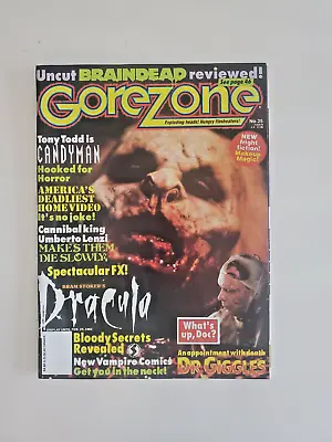 $14.99 • Buy Gorezone Magazine #25 / Candyman / Dracula Vampire Comics / Mint Condition