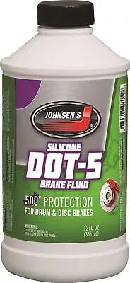 $56.48 • Buy Johnsen's 7012-6-6PK Silicone DOT-5 Brake Fluid - 12 Oz., (Pack Of 6)