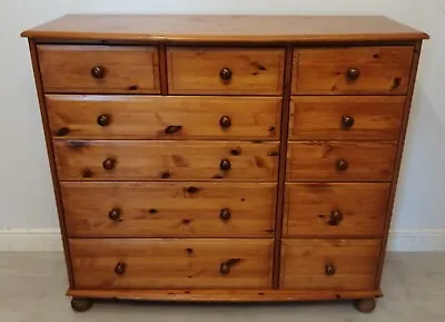 £239 • Buy Quality Solid Pine 11 Drawer Merchant Chest Ref: Hf11997