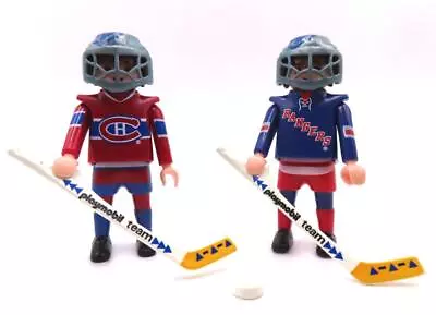 Playmobil Hockey Player Figures / Sport NHL Rangers & Montreal Canadiens • $5.50