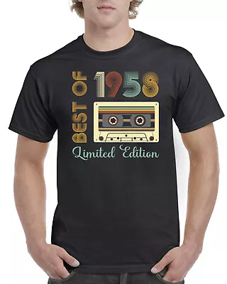 £12.99 • Buy 65th Birthday T-Shirt Gifts For Dad Him Men Grandad Present 65 Years Old 1958