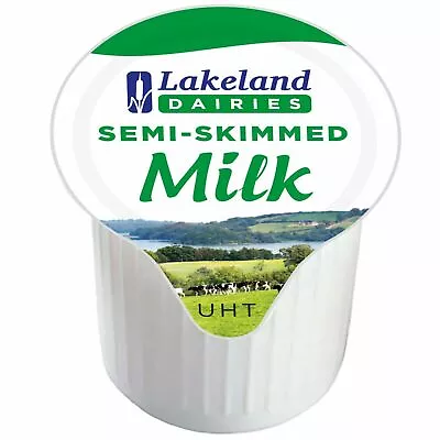 Lakeland UHT Semi Skimmed Milk Portion Pots - 1x120 • £12.95