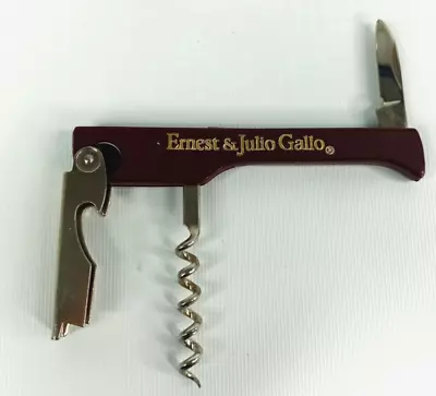 Waiter's Friend 3 Attachments Ernest & Julio Gallo Cork Screw Bottle Opener • £7.49