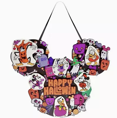 Disney Parks  Happy Halloween  Wreath  Mickey Mouse And Friends  New  • $22