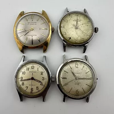 Vintage Men's Mechanical Watch Lot - WALTHAM ELGIN HELBROS HYDRPARK - AS IS • $18.50