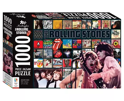 Mindbogglers The Rolling Stones 1000-Piece Jigsaw Puzzle • $17.51