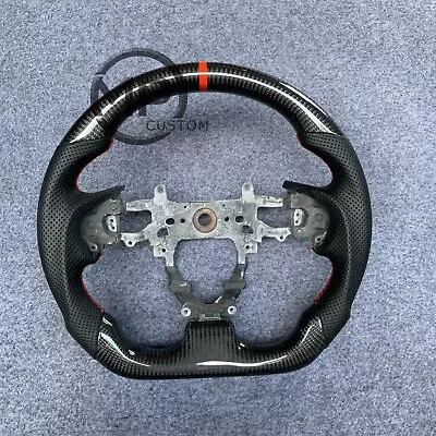 Real Carbon Fiber Steering Wheel For Honda 9th Gen Civic 2012 -2015 FK2 • $398