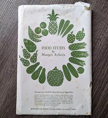 Vintage Margit Echols FOOD STUFFS Pattern • $9.99