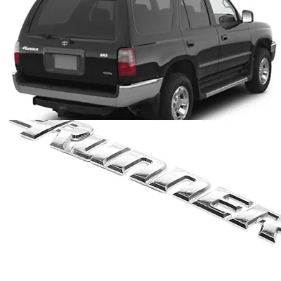 1996-2002 Tailgate Badge For 4Runner Liftgate Emblem Rear Letter Silver Chrome • $14.99