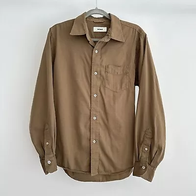 Buck Mason Shirt Mens Medium Cotton Twill Button Front One Pocket One Sleeve • $35.99