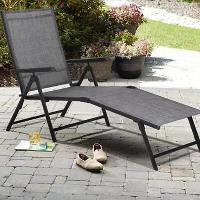 Patio Recliner Chair Outdoor Lounge Chair Folding Lounge Chair For Backyard Yard • $85.99