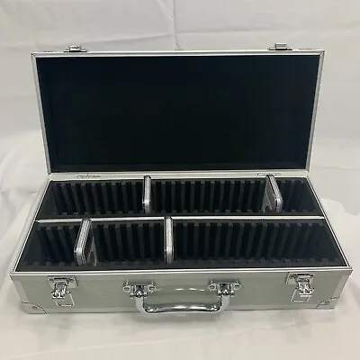 Storage & Display Aluminum Frame Box Case Holds 50 PCGS NGC Coin Holders Slabs A • $43.99