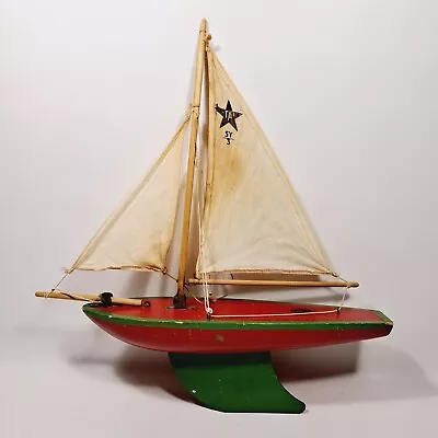 $50 • Buy Vintage 14  Star Yacht SY3 Sailboat Pond Boat Birkenhead England