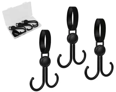 DS. DISTINCTIVE STYLE Stroller Hooks 3 Pieces Mommy Hooks Multi-Purpose Hange... • $11.21