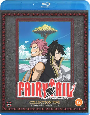 Fairy Tail: Collection 5 Blu-ray (2020) Shinji Ishihira Cert 12 4 Discs • £19.47