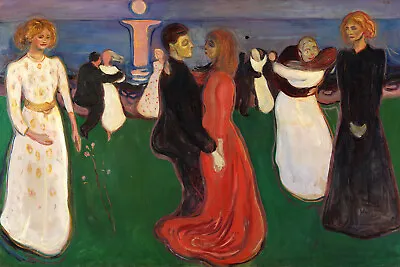 Edvard Munch - The Dance Of Life (1900) Photo Poster Painting Art Print • £15.95