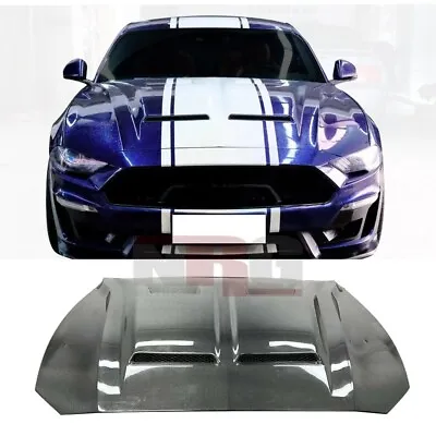 For 2018-2023 Mustang Ford SS Style Vented Carbon Fiber Hood • $1495