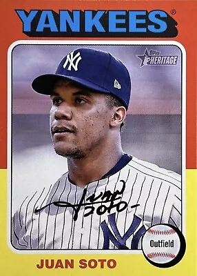 2024 Topps Heritage Baseball #143 Juan Soto New York Yankees 🔥 • $2.99