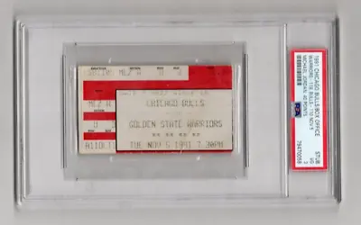 1991 Chicago Bulls Used Game Box Office Ticket Stub 11/5/91 Michael Jordan Psa • $45.23