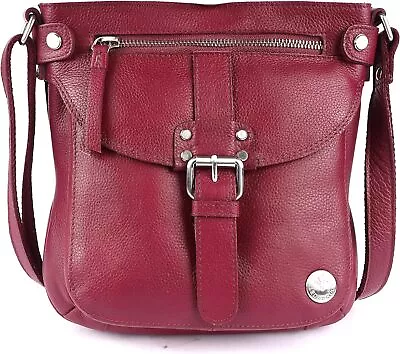 LEDERBUCK Real Leather Soft Small Womens Crossbody Handbags & Purses - Crossover • $112.22