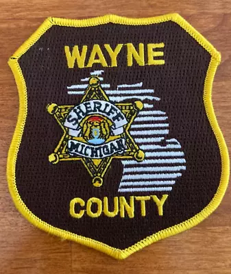 Wayne County Michigan Shriff Patch • $6.11