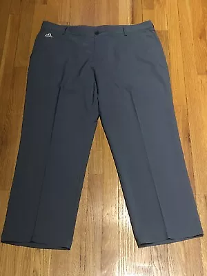 Men’s 40 X 32 Adidas 3 Stripe Performance Golf Pants  Gray Mint Condition Poly • $20