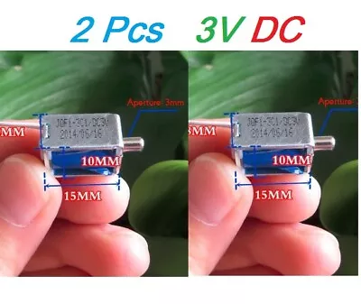  2PCs  Mini Small Miniature Solenoid Valve Flow Exhaust Valve Electronic  • $9