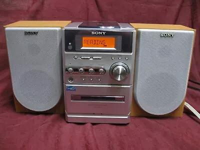 Sony CMT-NE3 Bookshelf Mini Hi-Fi Stereo System CD Cassette Tape AM/FM HCD-NE3 • $174.99