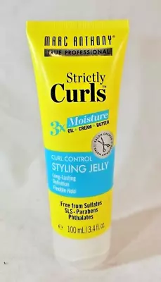 MARC ANTHONY STRICTLY CURLS Curl Control STYLING JELLY 3.4 Fl Oz Flexible Hold • $14.25