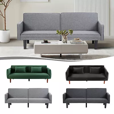 Convertible Sleeper Sofa Bed Futon Sofa Bed Upholstered Loveseat Sofa Couch • $275.99