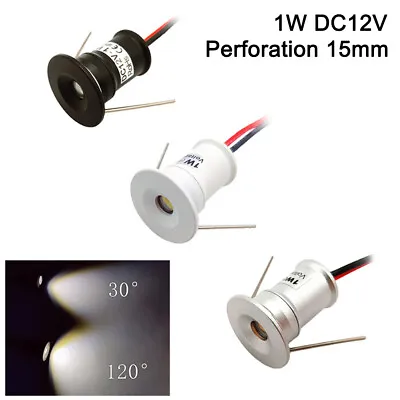 1W LED Mini Spotlight Recessed Lighting DC12V Home Kitchen Ceiling Light • $3.99