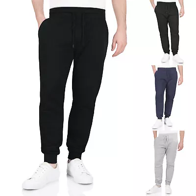 £9.99 • Buy New Mens Joggers Tracksuit Jogging Bottoms Fleece Gym Sweatpants Warm Trousers