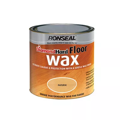 Ronseal 34961 Diamond Hard Floor Wax Natural Oak 2.5 Litre • £63.47