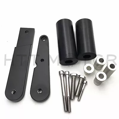 No Cut Frame Slider Crash Protector For Kawasaki Ninja 650 EX650 650R (09-11)Bla • $34.66